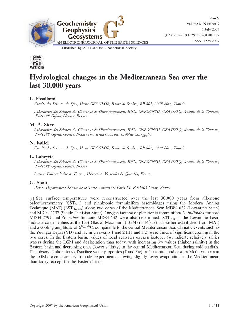 Pdf) Hydrological Changes In The Mediterranean Sea Over The ... avec Ides Terrasse Intime
