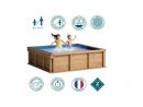 Petite Piscine Hors Sol Bois Carrée 2X2 Pour Enfants Piscine ... concernant Petite Piscine Bois 2X2