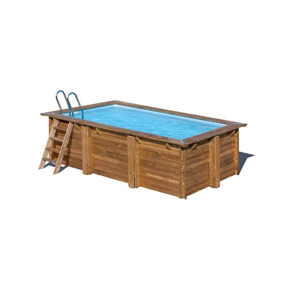 Piscine Bois Marbella 427 X 277 X H 119 Cm à Piscine Bois 4X2.5