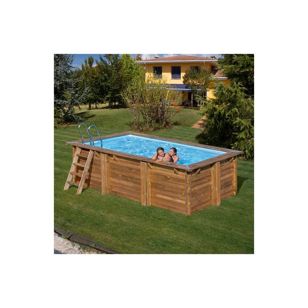 Piscine Bois Marbella 427 X 277 X H 119 Cm intérieur Piscine Bois 4X2.5