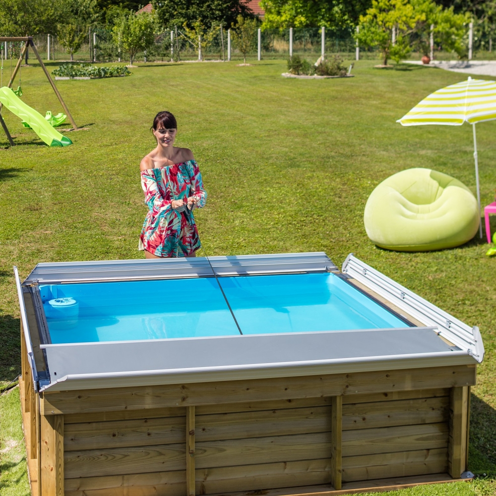 Piscine Enfant Bois Pistoche De Procopi - Livraison Offerte serapportantà Petite Piscine Bois 2X2