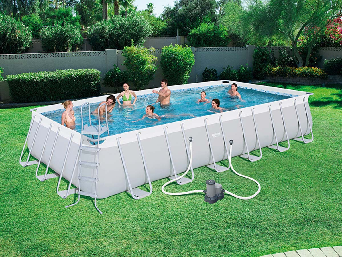 Piscine Tubulaire - 7.32 X 3.66 X 1.32 M 92881 avec Piscine Tubulaire Destockage