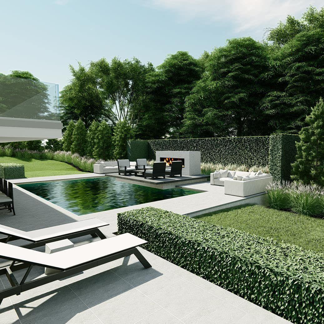 Playing With Different Ideas For This Sleek And Modern Space ... pour Aménagement Jardin Moderne