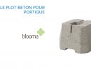 Plot Béton Pour Portique Blooma (676172) Castorama destiné Castorama Terrasse Plot Beton