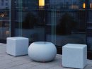 Poufs In Beton - Optik Für Draussen, Garten, Terrasse ... destiné Toit Terrasse Bton