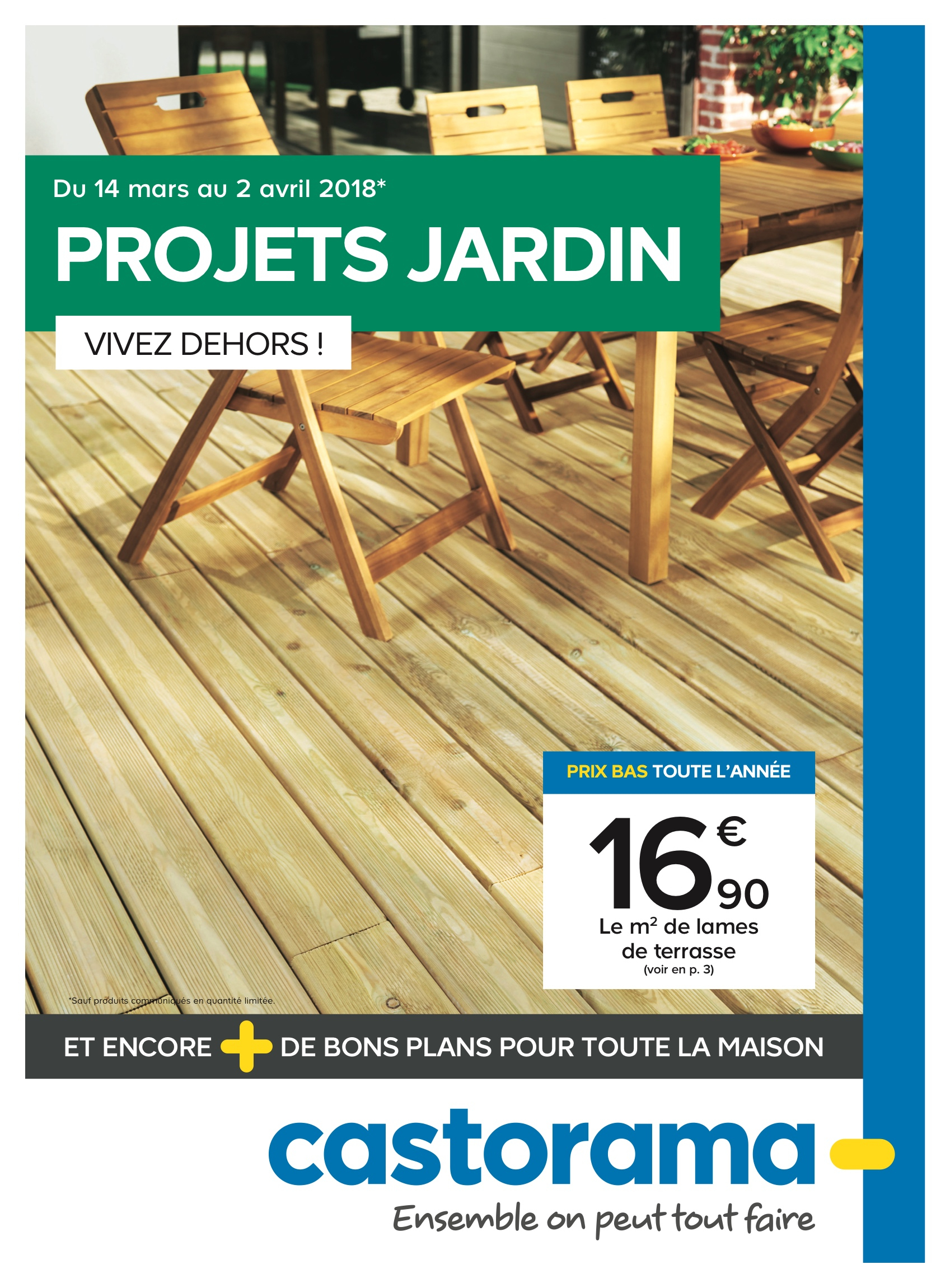 Projets Jardin Pages 1 - 32 - Text Version | Anyflip tout Carrelage Madera Castorama