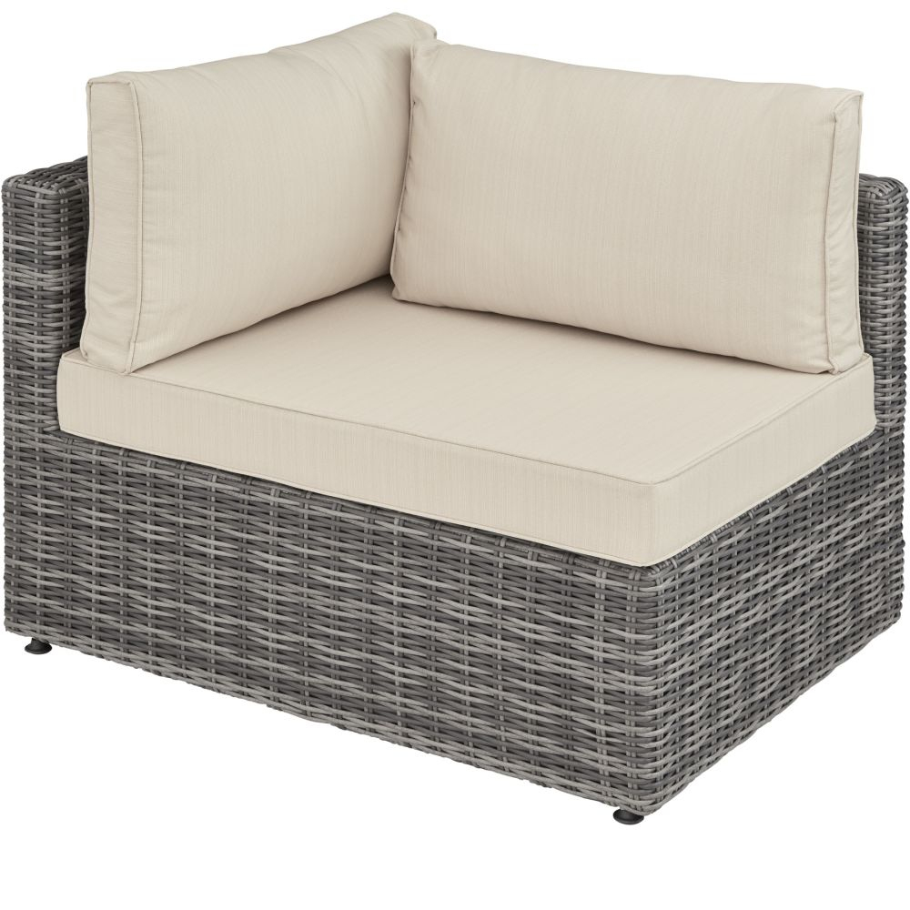 Rattan Lounge Mit Aluminiumgestell San Domino Grau à Tectake 800694