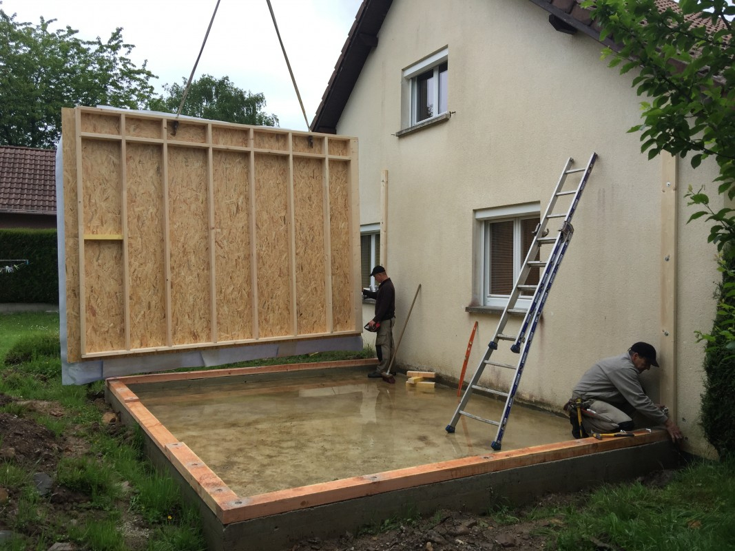 Rénovation De Maison, Agrandissement D'habitation En Alsace ... destiné Toit Terrasse Ossature Bois