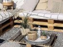 Salon De Jardin En Palettes : 10 Idées Déco Originales ... encequiconcerne Salon De Jardin  Fabriquer Soib Meme