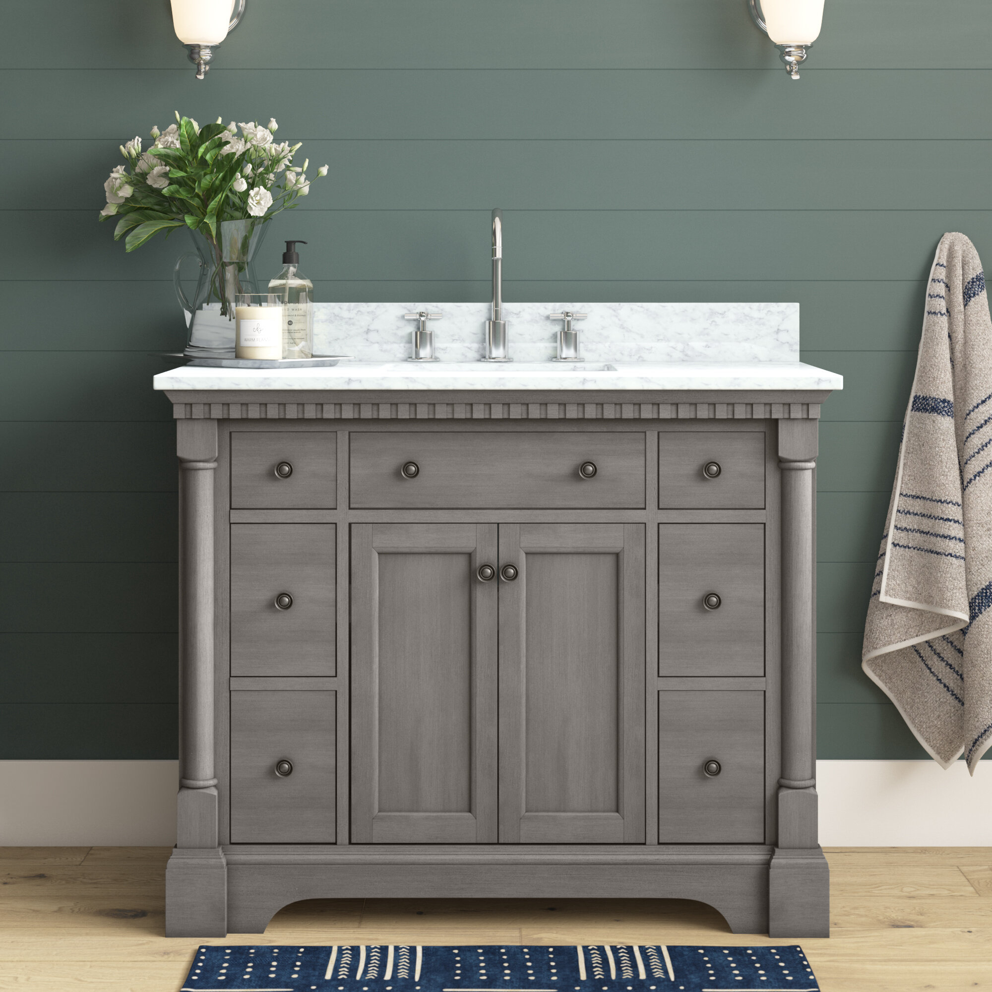 Seadrift 42&quot; Single Bathroom Vanity Set encequiconcerne Bathroom Vanity