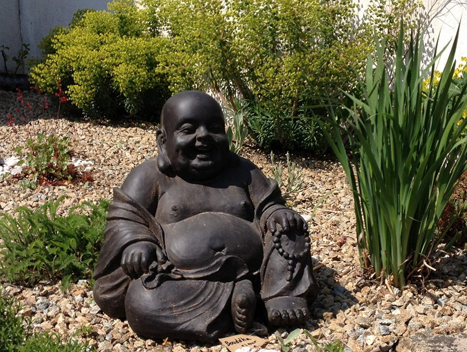 Statue Bouddha Rieur Chinois 43 Cm Décoration Zen Pour ... concernant Jardin Zen Bouddha Avec Pierres Portes Bonheurs