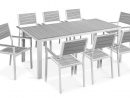 Table De Jardin 8 Places Aluminium Polywood tout Table De Jardin En Bois Pas Cher