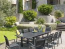 Table De Jardin Extensible Azua Graphite , Hesperide pour Salon De Jardin Azua Graphite