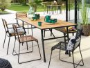 Table De Jardin Pliante | Gartensessel, Gartenstuhl Metall ... encequiconcerne Table Jardin Bois Et Metal