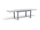 Table Extensible Oslow Gris Ardoise 6/10 Personnes tout Chilienne Oxford Gifi