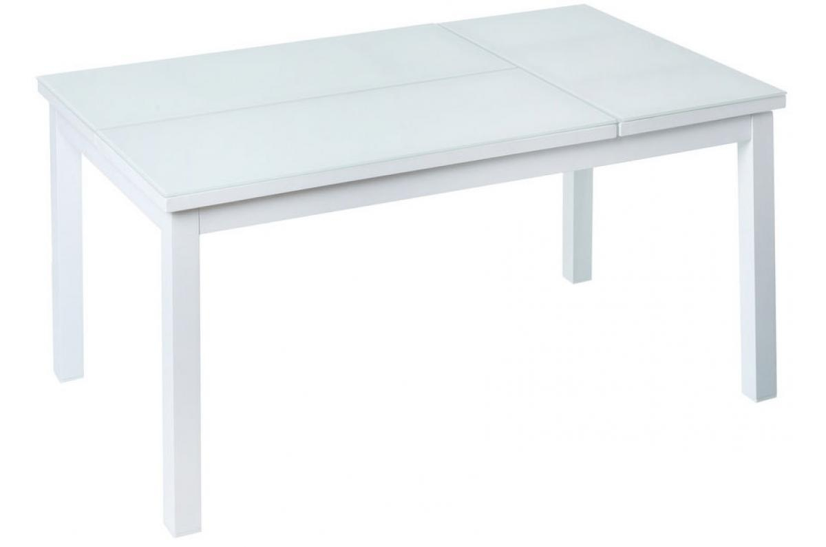 Table Pliante Extérieur Aluminium Blanche Cyril Plus D's destiné Table De Jardin Pliante Pas Cher