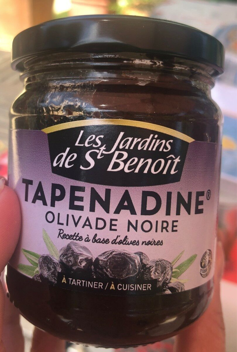 Tapenade Olives Noir - Les Jardins De St Benoît - 190G intérieur Les Jardins De St. Benoit Olives Contact