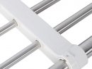 Telescopic Rod Adjustment Range Chrome-White Bz4112 serapportantà Bz 120 Cm