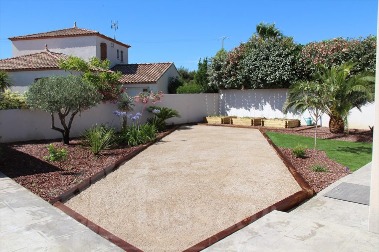 Terrain De Pétanque avec Paysagiste Pour L&amp;#039;amenagement D&amp;#039;un Terrain De Ptanque