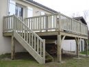 Terrasse Bois Hauteur | Terrasse Bois, Construire Terrasse ... concernant Construire Terrasse Bois Sur Pilotis