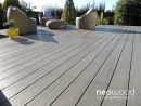 Terrasse Design En Bois Composite Ultraprotect Neowood ... encequiconcerne Lame Composite Alveolaire