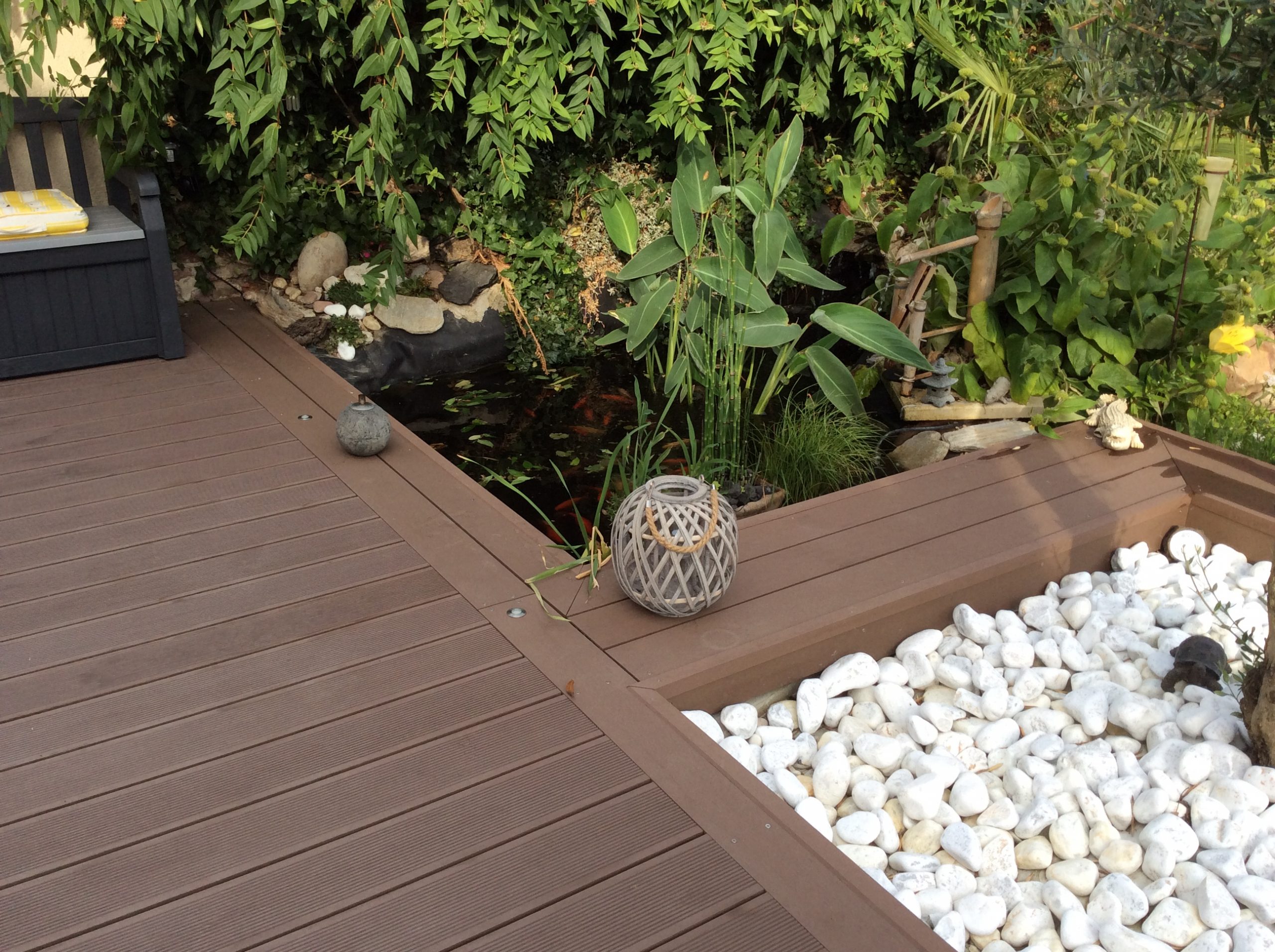 Terrasse En Bois Composite Redcinha - Galaxy Jardin dedans Terrasse Redcinha