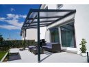 Terrassenüberdachung Premium (Bxt) 410 Cm X 306 Cm Anthrazit Polycarbonat  Klar dedans Pergola Polycarbonate 4X3