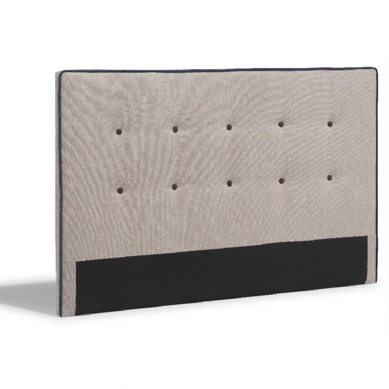 Tête De Lit Joy Grise concernant Coussins De Lit Gifi