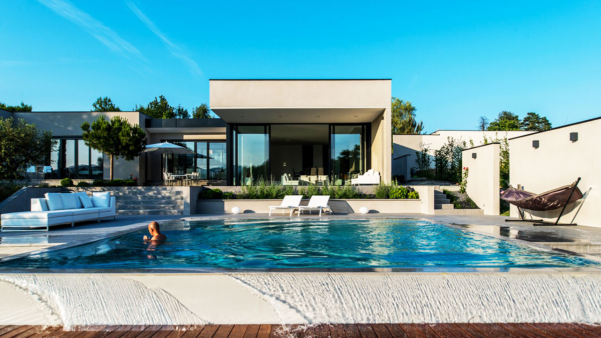 The Contemporary House (Photos) - Archiadvisor avec Pool House Moderne