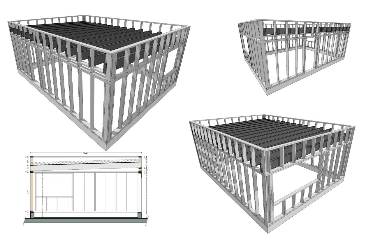 Toit-Terrasse Bois, Questions Structure Et Isolation - 6 ... concernant Toit Terrasse Ossature Bois