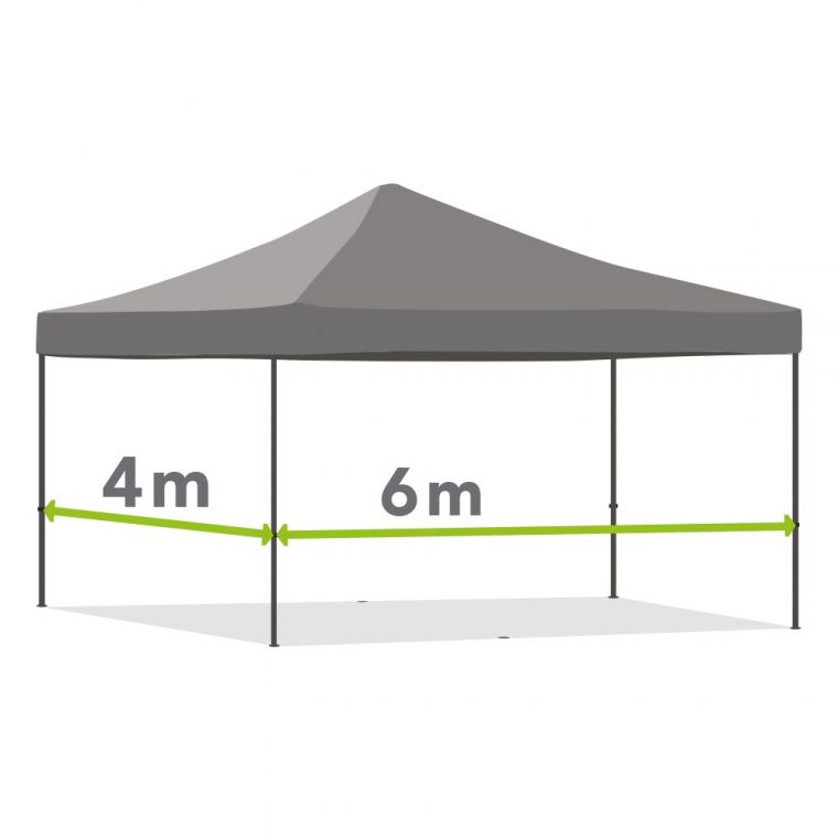 Tonnelle Pliante 4M X 6M - Toptonnelle avec Tonnelle 6M