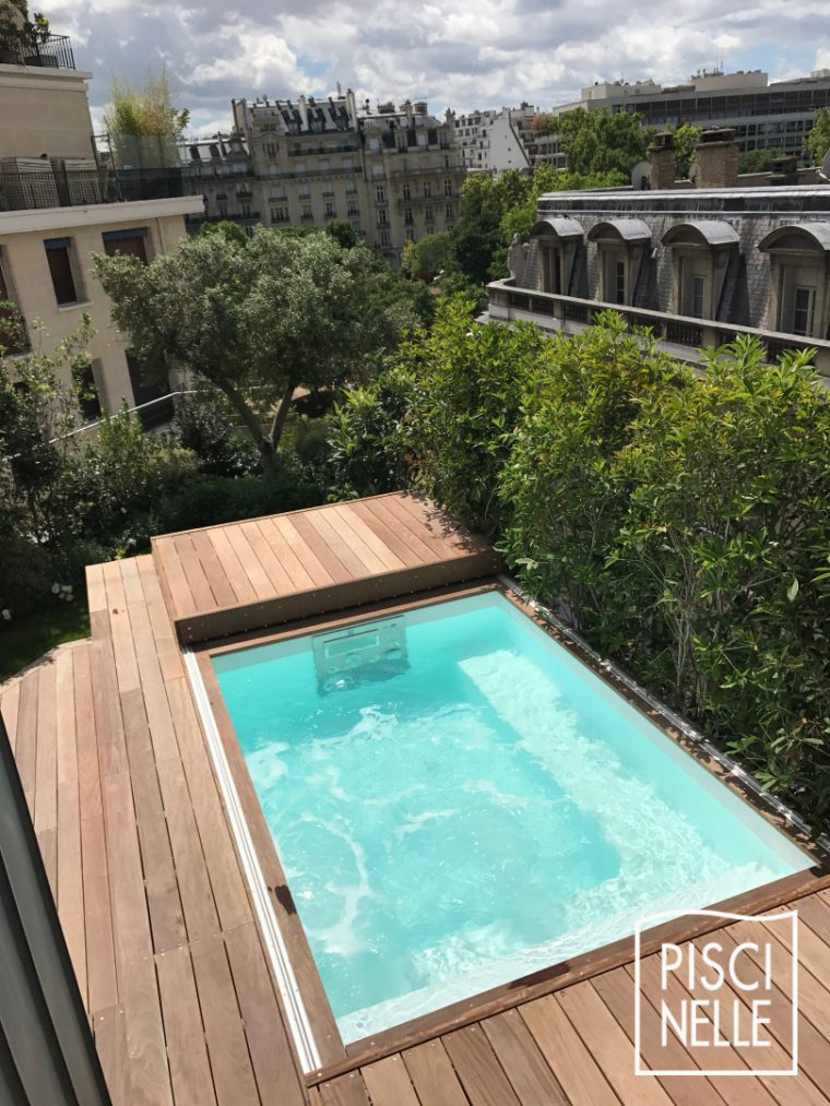Une Piscine Sur Un Toit Terrasse À Paris - Piscinelle concernant Piscine Sur Terrasse En Hauteur Une Piscine Sur Un Toit Terrasse À Paris - Piscinelle concernant Piscine Sur Terrasse En Hauteur