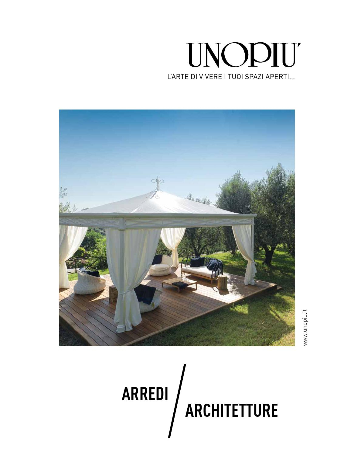 Unopiu Trade It 2016 S By Unopiù Spa - Issuu tout Gazebo Alluminio Naterial&amp;quot; Agora&amp;quot;