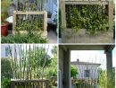Upcycled Wooden Pallet Vegetal Fence | Barrière Jardin ... intérieur Paravent Jardin Leroy Merlin