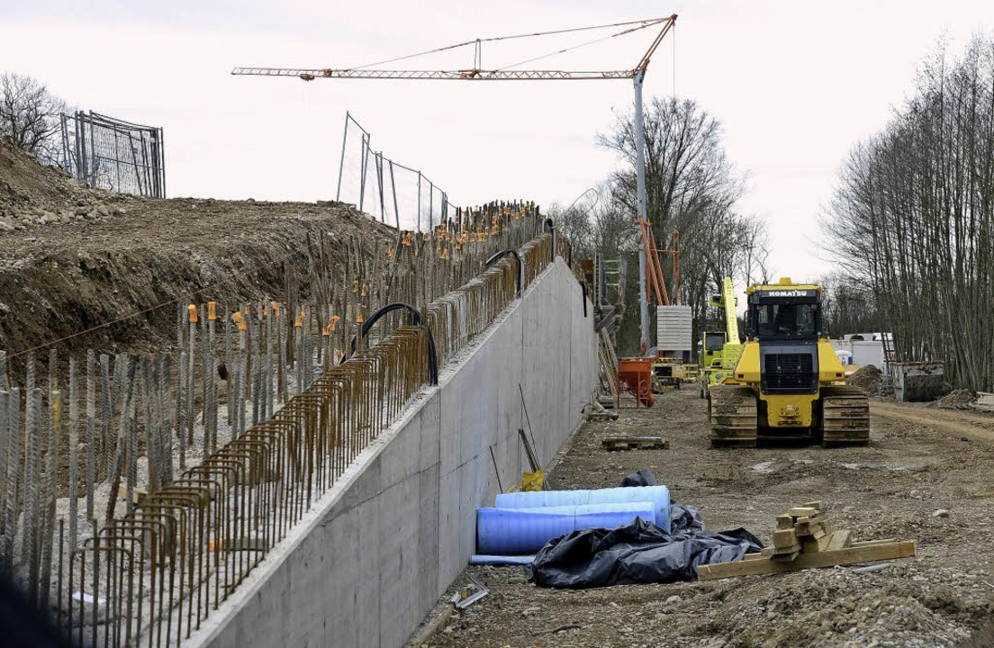 Verwunderung Über Betonmauer - Freiburg - Badische Zeitung destiné Betonma