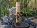 Zénitude Au Jardin » Shishi Odoshi – Fontaine En Bambou tout Fontaine Japonaise