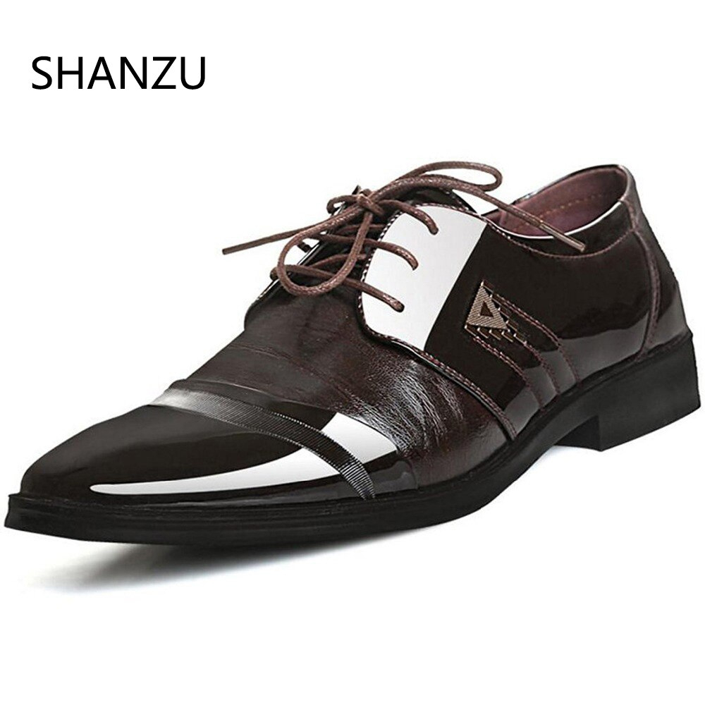 Zong Robe Up Dentelle Luxe Cuir Hommes Pointu Chaussures 453 ... pour Vintageescarpins En Cuir Crocofabrication Grand Luxe