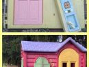 12 Petites Maisons Littles Tikes Repeintes, Pour Vous ... intérieur Petite Maison De Jardin En Plastique