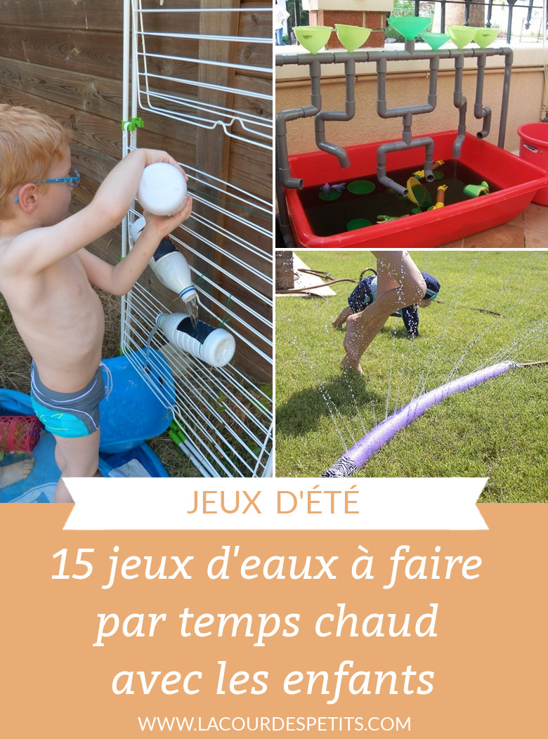 15 Idées De Jeux D'eau Pour Les Enfants |La Cour Des Petits pour Jeux D Eau Jardin