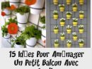 15 Idées Pour Aménager Un Petit Balcon Avec Jardin In 2020 ... intérieur Pot Pvc Jardin