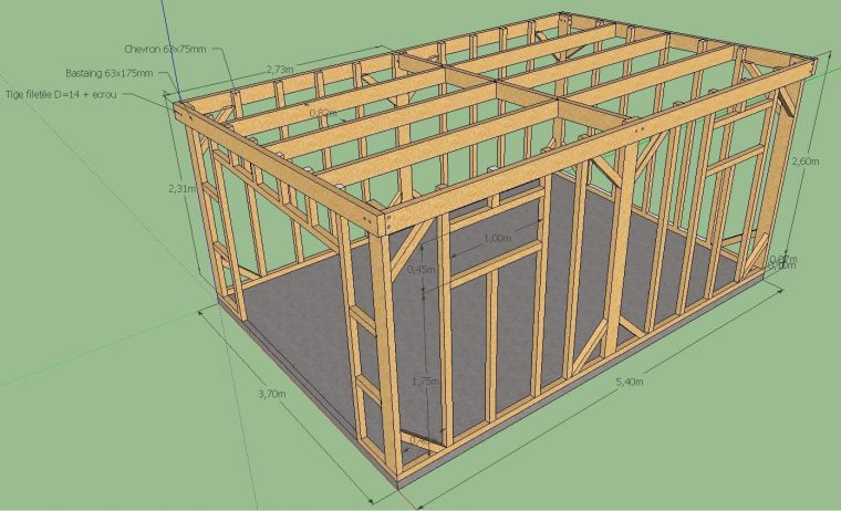 42 Plan Cabane Jardin Fait Maison In 2020 | Diy Shed Plans ... à ...