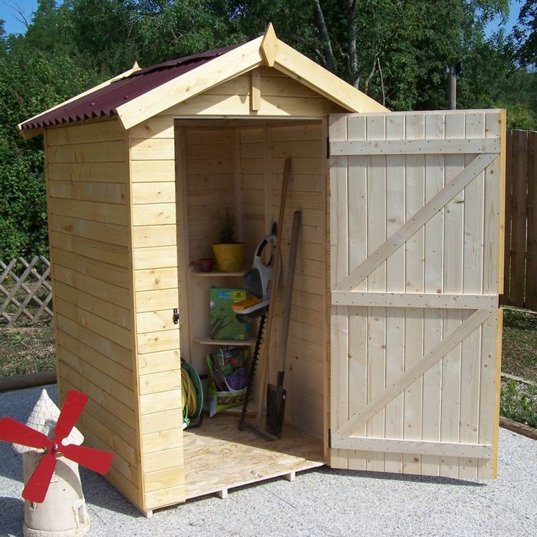 Abri De Jardin Bois Habrita 2,03 M² Ep. 16 Mm serapportantà Cabane Outils De Jardin