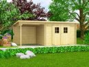 Abri De Jardin, Bois Massif 28 Mm Avec Extension Réversible, Surface 16 M² pour Extension Abri De Jardin