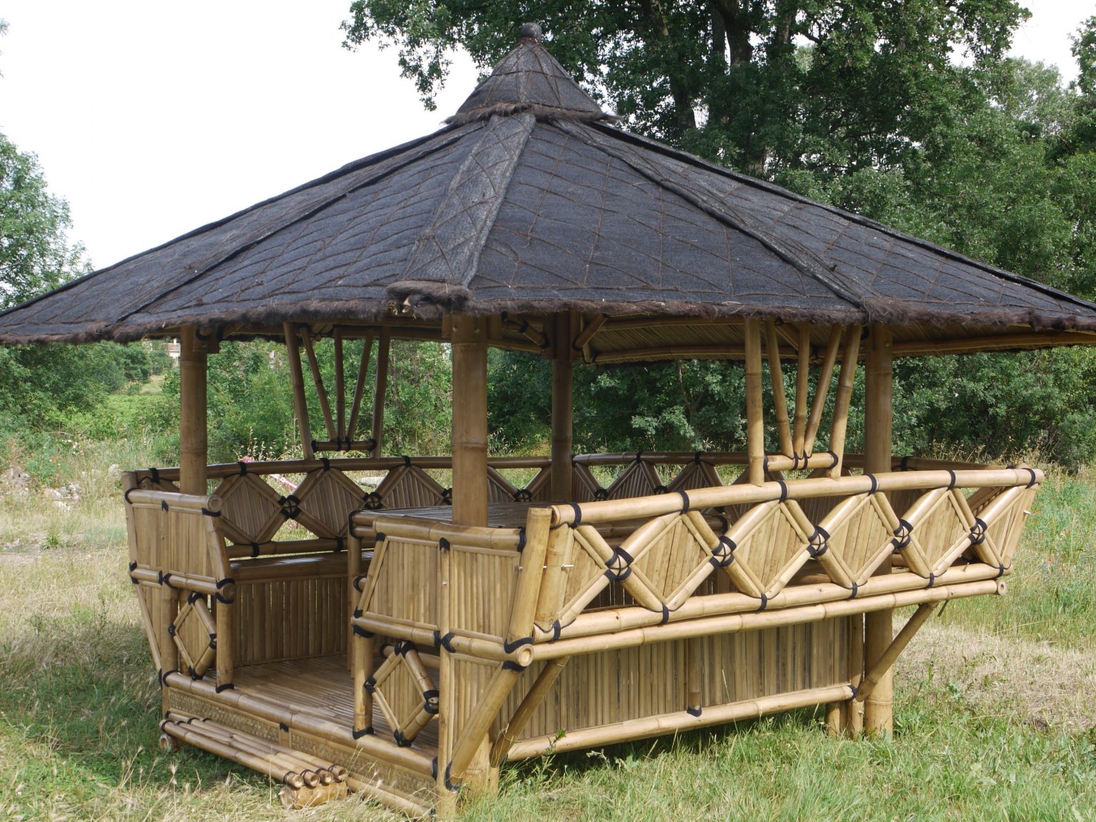 Abri Spa Et Abri Spa Bambou Pour L'extérieur Ou Pergola En