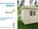 Abri De Jardin En Bois Akaa Blooma (676229) Castorama pour Blooma Abris De Jardin