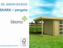 Abri De Jardin En Bois + Pergola Skara Blooma (675978) Castorama tout Blooma Abris De Jardin