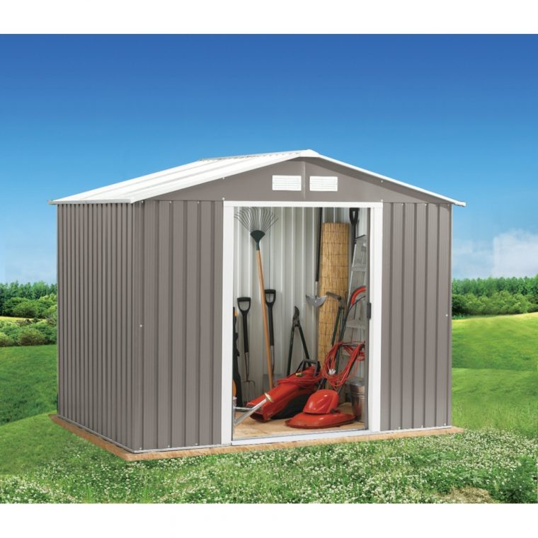 Abri De Jardin En Métal 2,3M² serapportantà Cabane De Jardin En Tole Pas Cher