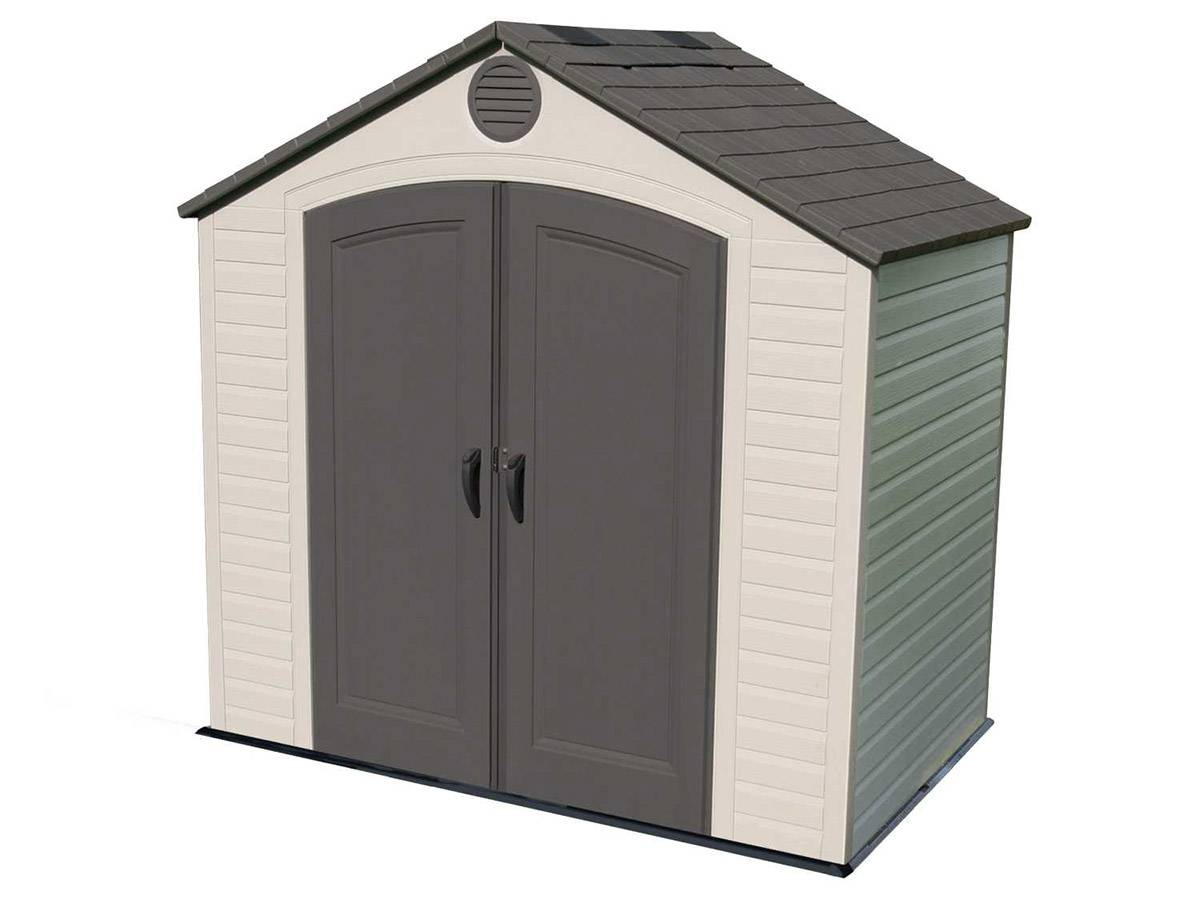 Abri De Jardin Pvc Sentinel 3,71 M² - Lifetime tout Cabane De Jardin En Pvc