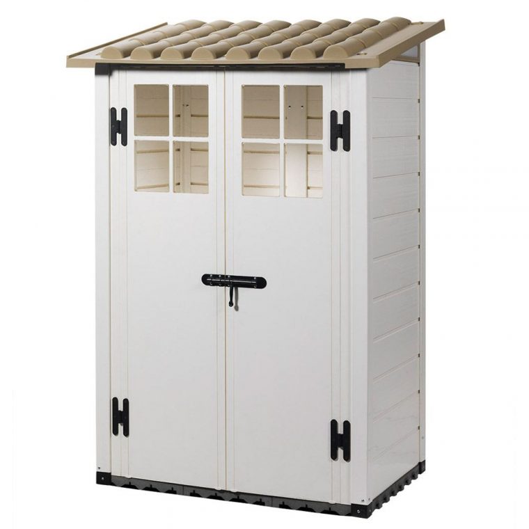 Abri De Jardin Résine Adossable Evo 100 - 1,32 M² Ep. 22 Mm pour Cabane De Jardin En Pvc Abri De Jardin Résine Adossable Evo 100 - 1,32 M² Ep. 22 Mm pour Cabane De Jardin En Pvc