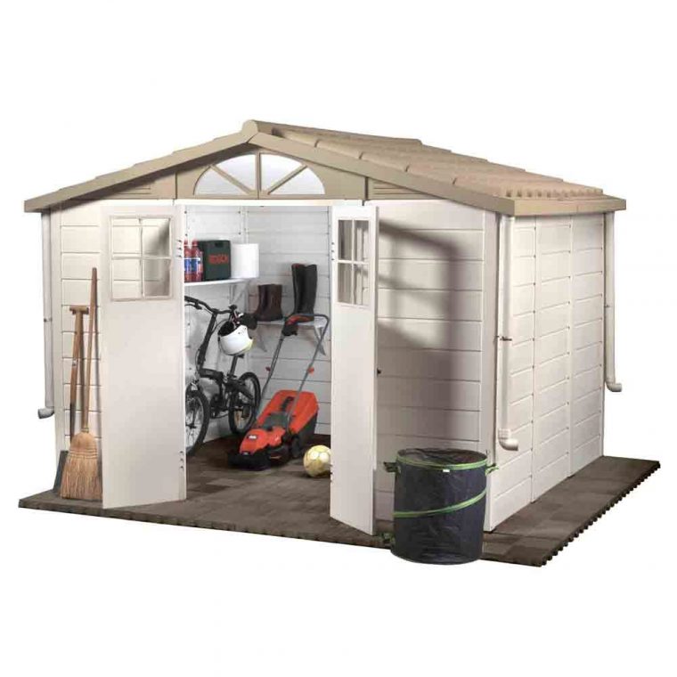 Abri De Jardin Résine Evo 280 8,06 M² Ep. 22 Mm encequiconcerne Cabane Jardin Resine